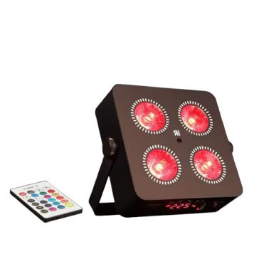   FTS 4x18W RGBWA +UV LED – Professzionális Uplight 10db + táska