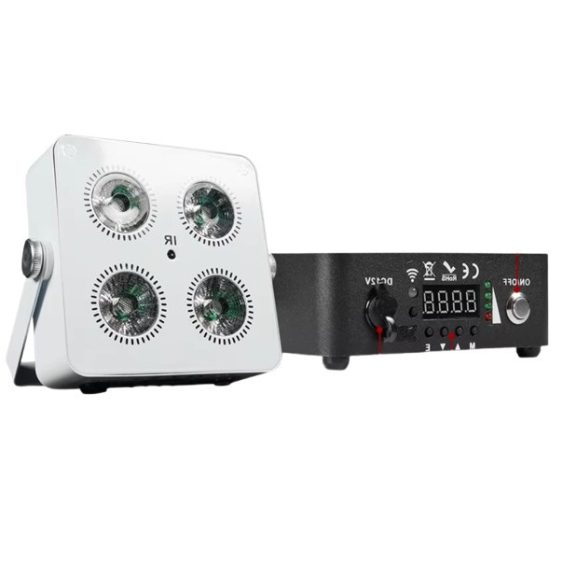FTS 4x18W RGBWA +UV LED – Professzionális Uplight 10db + táska