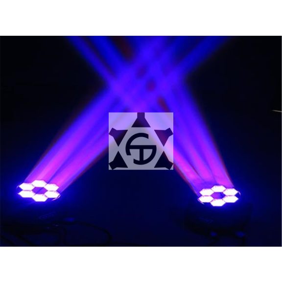 FTS LED Wash 6x15W RGBW Robotlámpa 
