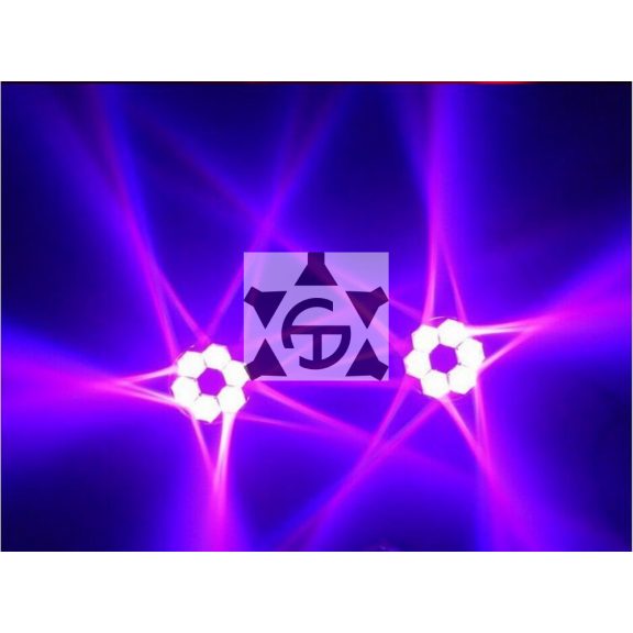 FTS LED Wash 6x15W RGBW Robotlámpa 