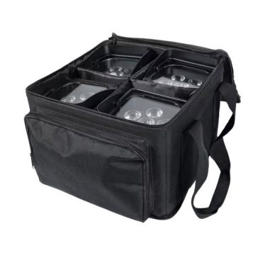   FTS UPLight 4-es Szett – 6x18W RGBWA+UV Akkumulátoros Uplight + Hordtáska