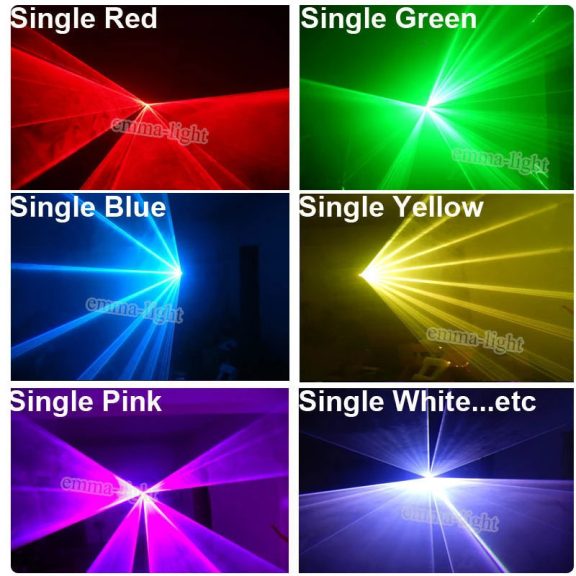 EMMA Light EM-RGB246R mini 3W 30kpps APP vezérlés lézer