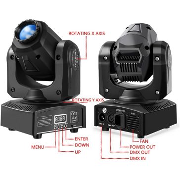 FTS Moving Head 30 W Robotlámpa