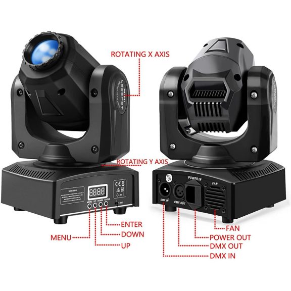 FTS Moving Head 30 W Robotlámpa