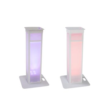   EUROLITE 2× Stage Stand Variable – Állítható rendezvény állvány szett fehér borítással és táskával