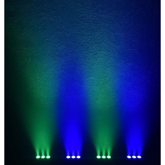 FTS LED BAR 24x3W RGB Falszínező Lámpa - DMX vezérlés, Színpadi Világítás