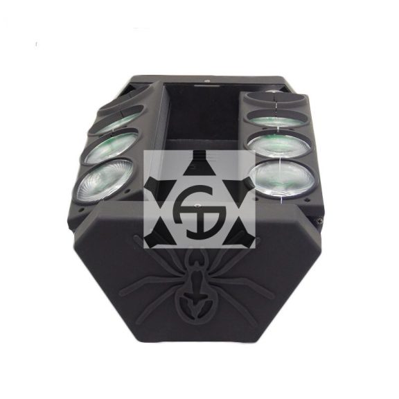 FTS Spider RGBW 8x15W Robotlámpa – Látványos Mozgófejes LED Effekt Fényrendszerekhez