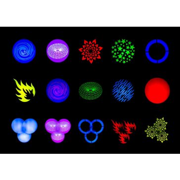 FTS led spot 80W robotlámpa 3-as prizámval