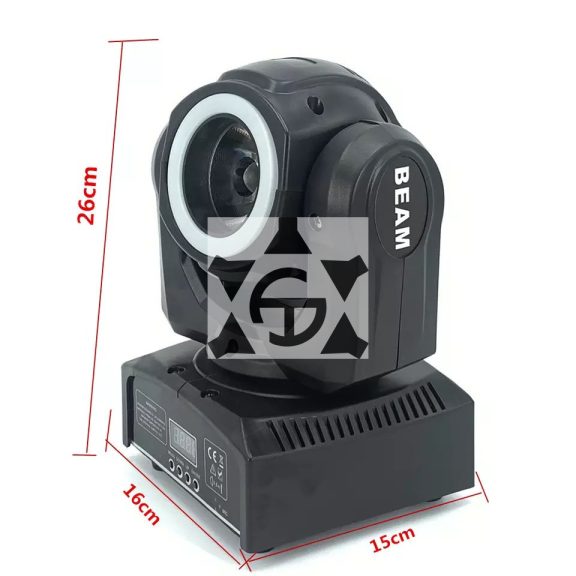 FTS LED BEAM 60W dmx vezérelhető robotlámpa + kör világítás