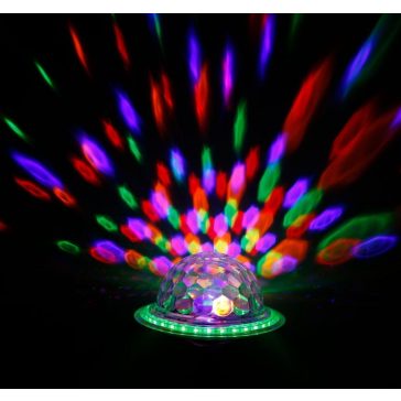   FTS RGB LED Magic Ball Disco Gömb – Akkumulátoros Kivitel