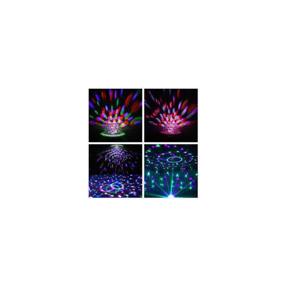 FTS RGB LED Magic Ball Disco Gömb – Akkumulátoros Kivitel