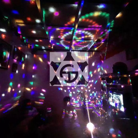 FTS RGB LED Magic Ball Disco Gömb – Akkumulátoros Kivitel