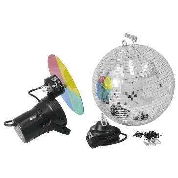 EUROLITE Tükörgömb szett 30cm Spot + motor
