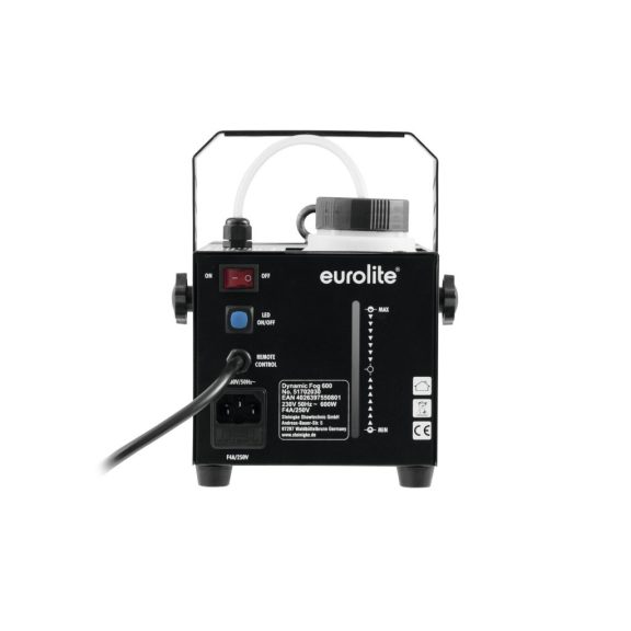 EUROLITE Dynamic Fog 600 – 600 W ködgép vezetékkel vezérelhető, professzionális füst effekt