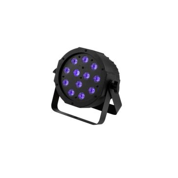 Eurolite LED SLS-12 UV Floor – Slim UV Floor Spot 12×1W