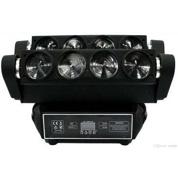 FTS Spider 8x12W (forgófejes) Robotlámpa