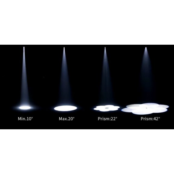 FTS LED Moving head 160W Robotlámpa 3in1 Spot/Beam/Wash