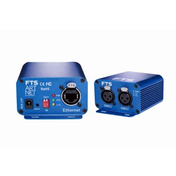 FTS Art-Net DMX Controller Pro – 2× DMX512 kimenet