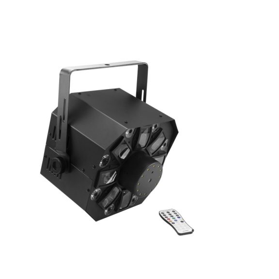 EUROLITE LED FE-1750 Hybrid Laserflower – 4-in-1 DJ Fényeffekt (Derby / Lézer / Wash / Strobe)