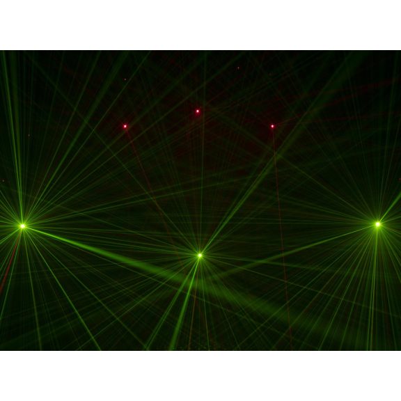 EUROLITE LED FE-1750 Hybrid Laserflower – 4-in-1 DJ Fényeffekt (Derby / Lézer / Wash / Strobe)