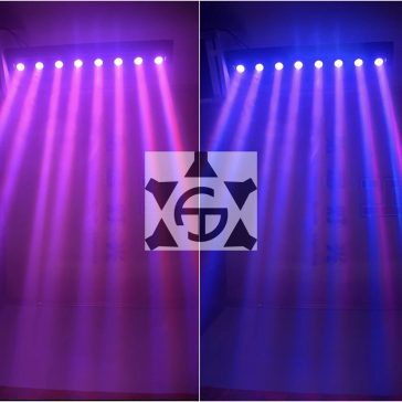   FTS LED BAR 8x12W RGBW Lámpa - DMX vezérlés, Színpadi Világítás