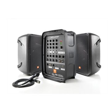   JBL EON208P hordozható, 300W-os PA hangrendszer keverőpulttal és Bluetooth kapcsolattal