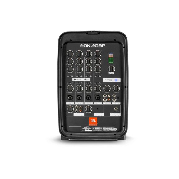JBL EON208P hordozható, 300W-os PA hangrendszer keverőpulttal és Bluetooth kapcsolattal