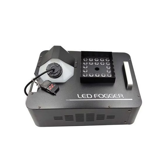 Fts Hurican Füstgép 1500W függőleges geyser (vertikális) kilövés, RGB világítással