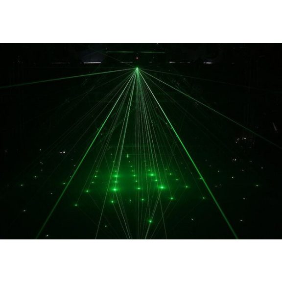 FTS LED Bees eyes 6x25w + Lézer Robotlámpa