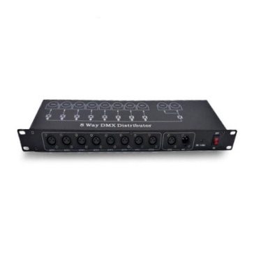 FTS 8 utas Splitter DMX jelelosztó és erősítő