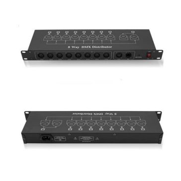 FTS 8 utas Splitter DMX jelelosztó és erősítő