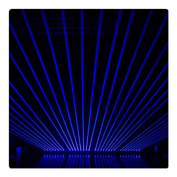 FTS 6x500mW 3in1 RGB Lézeres Robotlámpa - Színpadi Világítás és Lézer Effektek