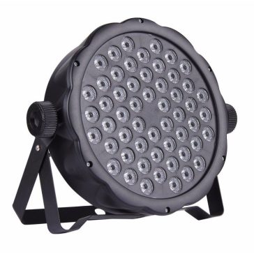   FTS LED 54x1W RGBW Par Lámpa Távirányítóval – Színpadi Világítás, DMX Vezérlés