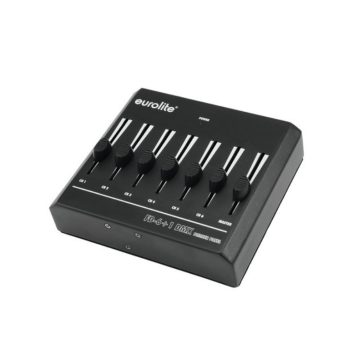   EUROLITE FD-6+1 DMX vezérlő 6 csatornához master faderrel 