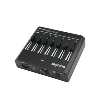   EUROLITE FD-6+1 DMX vezérlő 6 csatornához master faderrel 