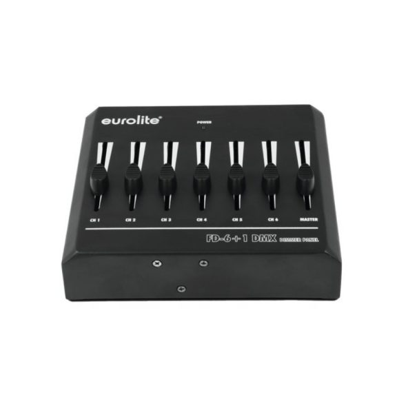 EUROLITE FD-6+1 DMX vezérlő 6 csatornához master faderrel 