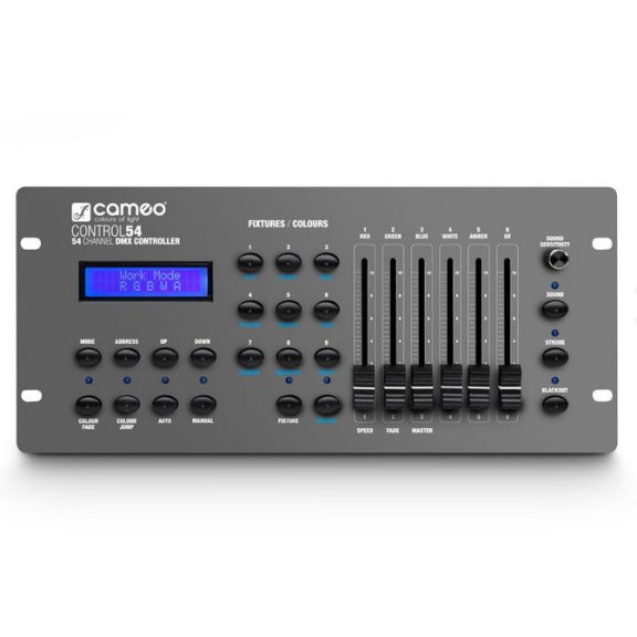 Cameo CONTROL 54 DMX vezérlő 54 csatornás
