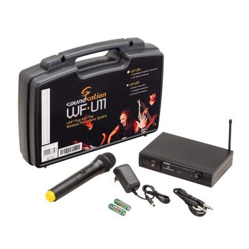   SOUNDSATION WF-U11HC - UHF Plug and Play vezeték nélküli kézi mikrofonos rendszer (Freq. 864.15 MHz)