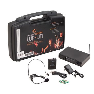   SOUNDSATION WF-U11PD - UHF Plug and Play vezeték nélküli fejpántos mikrofonos rendszer (Freq. 865.00 MHz)