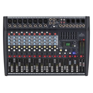   SOUNDSATION ALCHEMIX 802UFX - 12-csatornás keverő 24-bit Digital Multi-Effekt , USB sztereó in/out hangkártyával