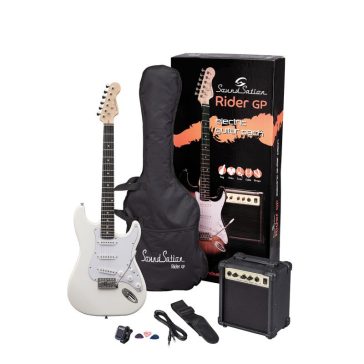   SOUNDSATION RIDER GP VW - Elektromosgitár szett - Vintage Fehér