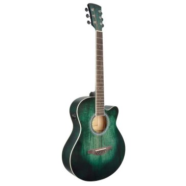  SOUNDSATION SAGUARO-HW-CE GR - Hand wiped cutaway akusztikus gitár előerősítővel