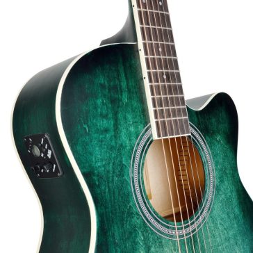   SOUNDSATION SAGUARO-HW-CE GR - Hand wiped cutaway akusztikus gitár előerősítővel