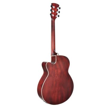   SOUNDSATION SAGUARO-HW-CE RD - Hand wiped cutaway akusztikus gitár előerősítővel