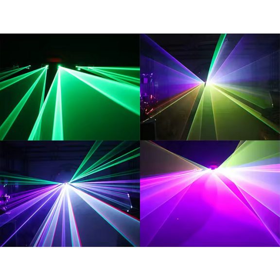 FTS LaserFan X6 RGB – DMX Színpadi Lézer Effekt
