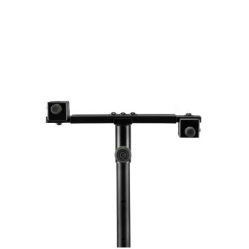   Gravity LS SUPER TB 01 – Hangfalállvány Adapter, Szuper Lámpatartó T-Rúd 35 mm-es Állványhoz, TV 17-es Csatlakozókkal, Fekete