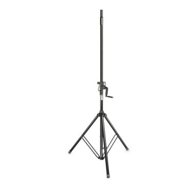   Gravity SP 4722 B hangfalállvány – 35 mm, kurblis magasságállítással, acél, fekete