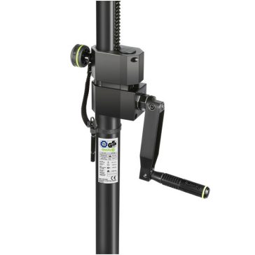   Gravity SP 4722 B hangfalállvány – 35 mm, kurblis magasságállítással, acél, fekete