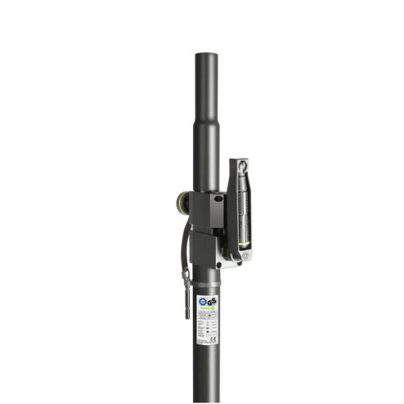 Gravity SP 4722 B hangfalállvány – 35 mm, kurblis magasságállítással, acél, fekete