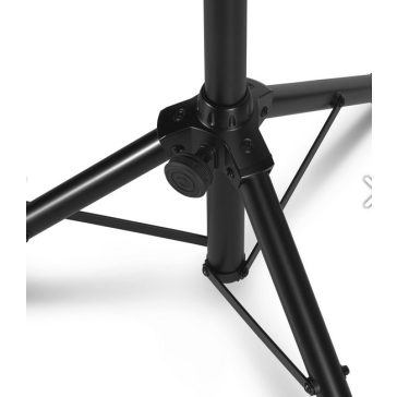   Gravity SP 5111 B alacsony hangfalállvány – 75-132 cm, alumínium, 35 mm, fekete